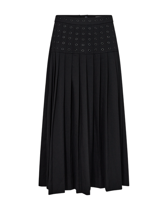 CMTailor - geplooide rok in zwart