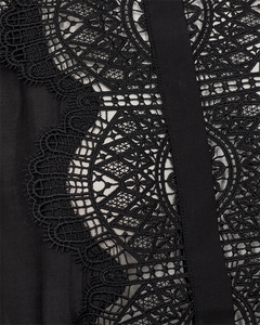 Cmmolly - shirt met veters in zwart