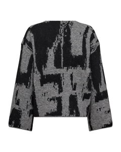 Cmibra - fijne breat -pullover in grijs