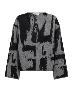 Cmibra - fijne breat -pullover in grijs