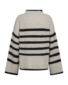 Cmibra - gestreepte pullover in beige