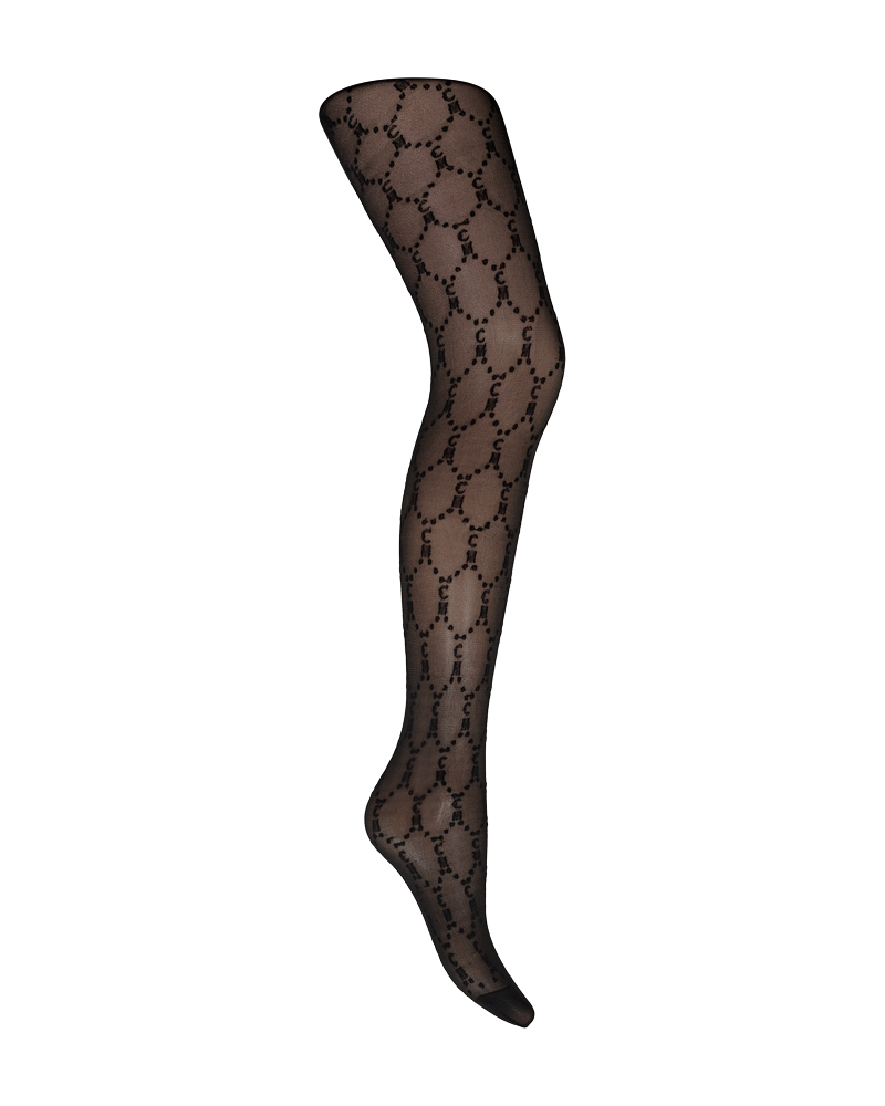 Cmlogo - nylon kousen 40 hol in zwart