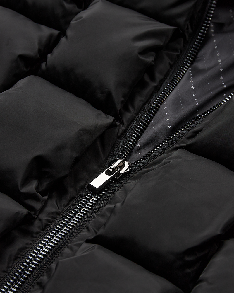 CMNICCO - Wadded Waistcoat in zwart