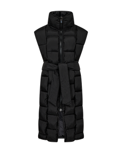 CMNICCO - Wadded Waistcoat in zwart