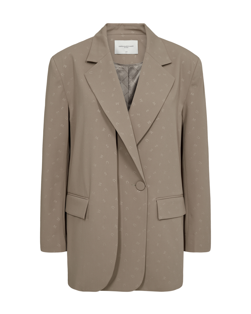 CMDAN - Patroon blazer in beige