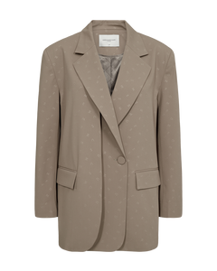CMDAN - Patroon blazer in beige