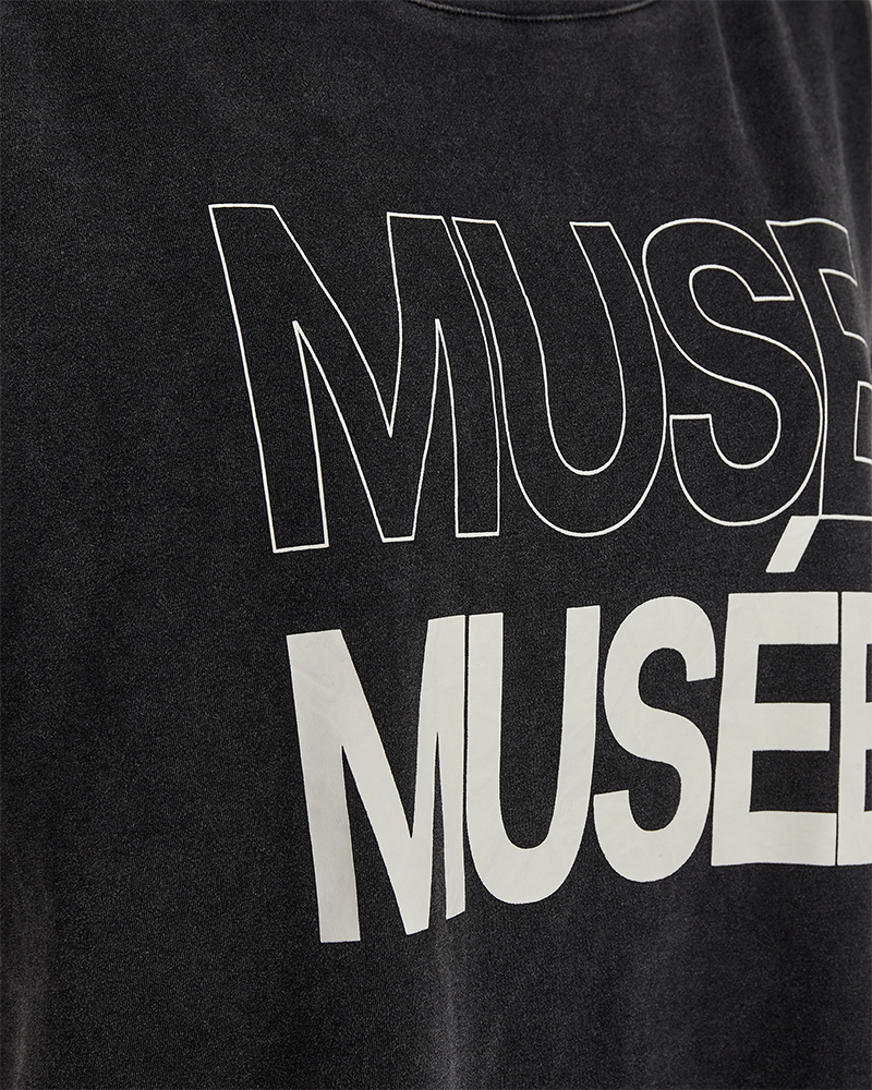 CMMUSE - LOGO TEE IN GREY