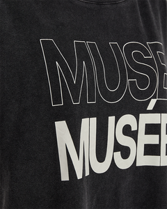 CMMUSE - LOGO TEE IN GREY
