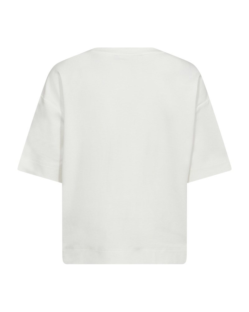 CMMUSE - T-SHIRT IN WHITE,OFF-WHITE