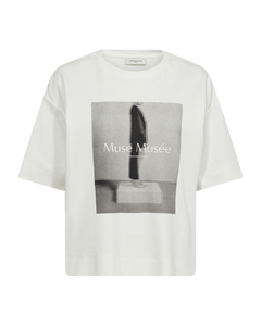 CMMUSE - T-SHIRT IN WHITE,OFF-WHITE