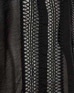 CMULTRA - SHIRT WITH LACES IN BLACK