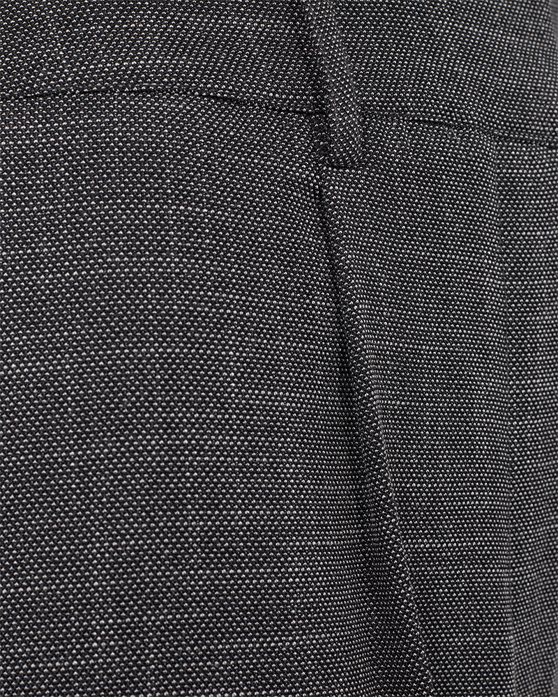 Cmtonnie - brede broek in grijs en wit
