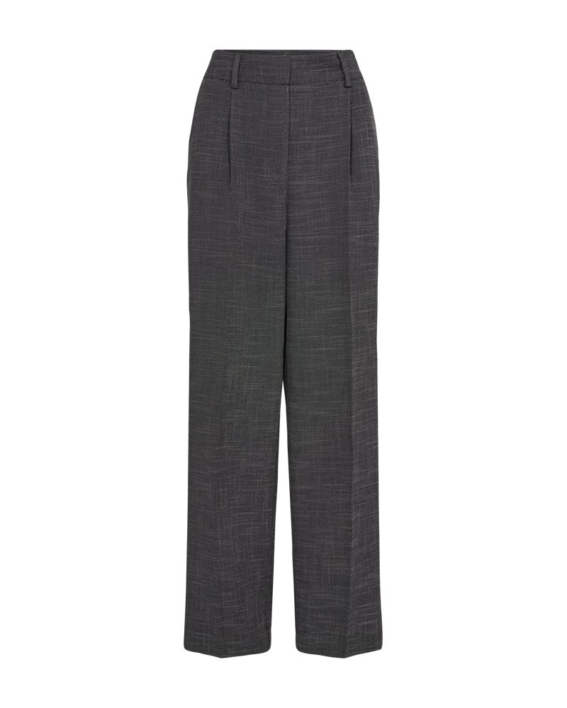 Cmtonnie - brede broek in grijs en wit