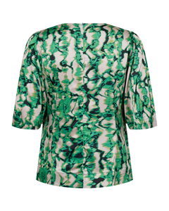 Cmmerryshine - blouse met een patroon in groen