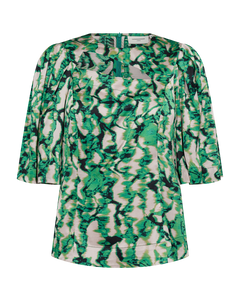 Cmmerryshine - blouse met een patroon in groen