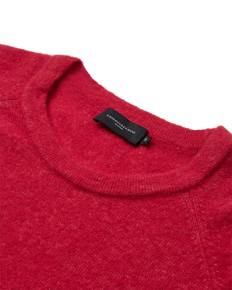Cmibra-raglan-pullover in rood