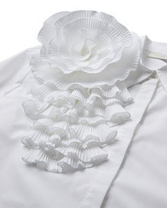Cmpleat - shirt met roos in het wit