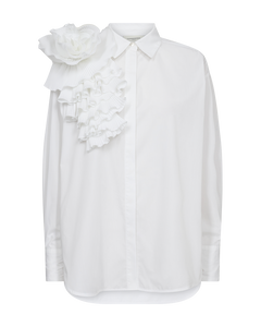Cmpleat - shirt met roos in het wit