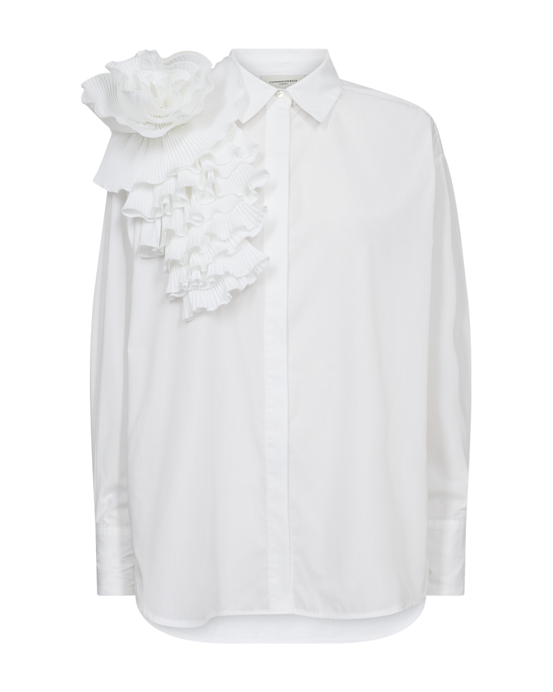 Cmpleat - shirt met roos in het wit