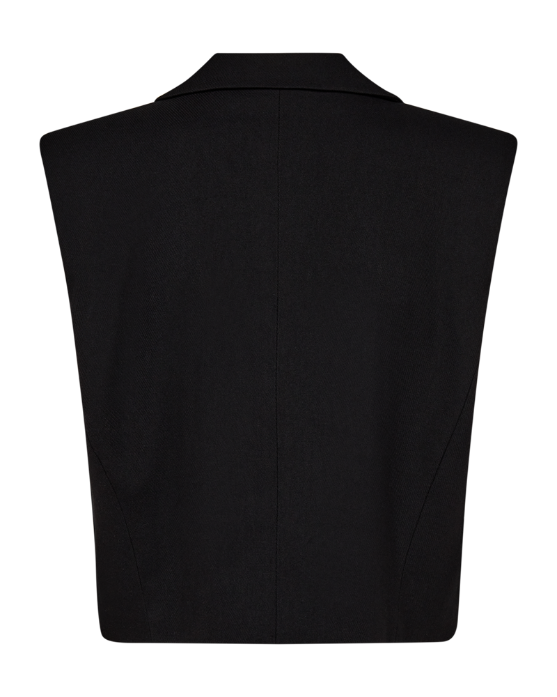 CMTailor - Korte vest in het zwart