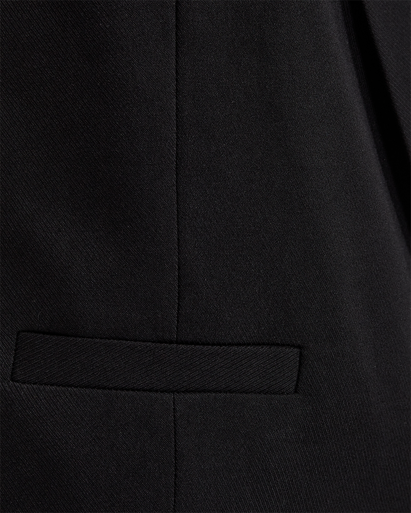 CMTailor - Korte vest in het zwart