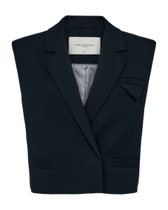 CMTAILOR - SHORT WAISTCOAT IN BLUE