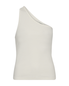 CMSIV-One-shoulder top in wit, gebroken wit