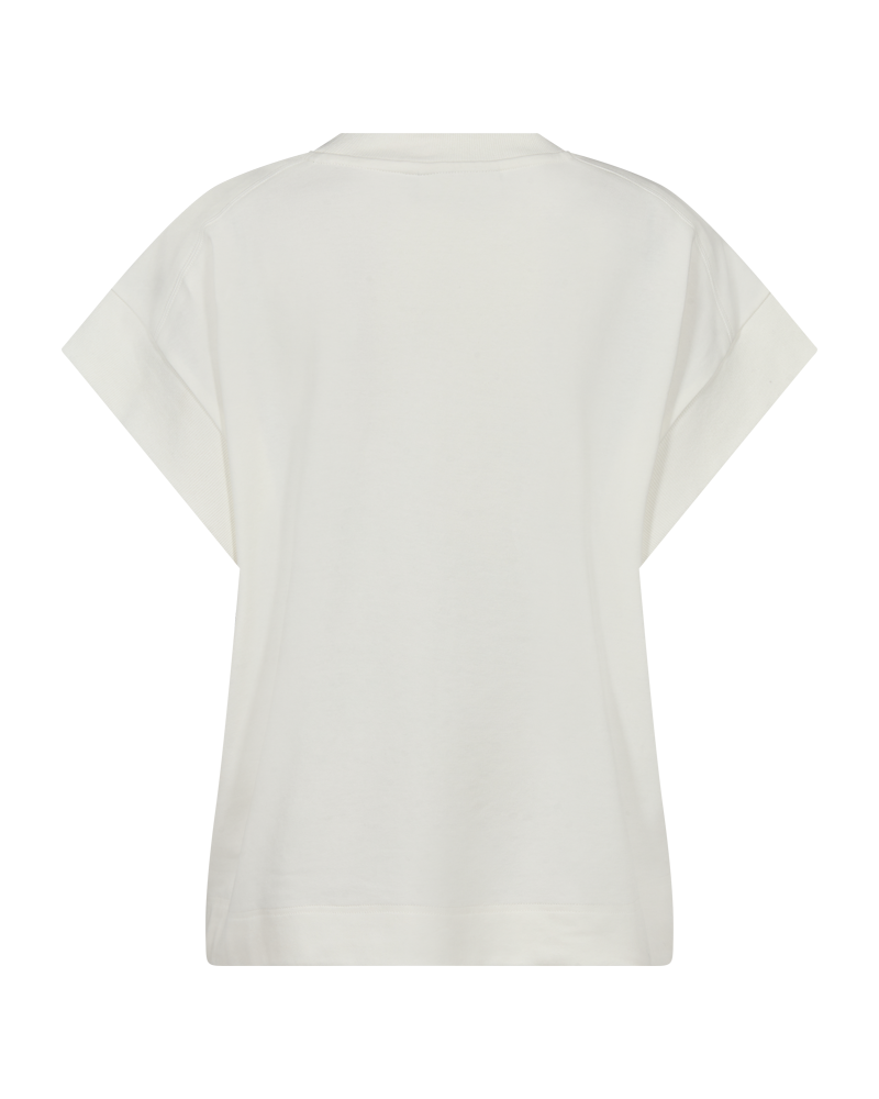 CMMUSE - T-SHIRT IN WHITE,OFF-WHITE