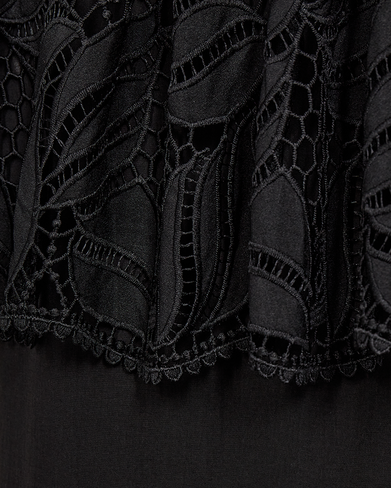 Cmmolly - off -shoulder blouse in zwart