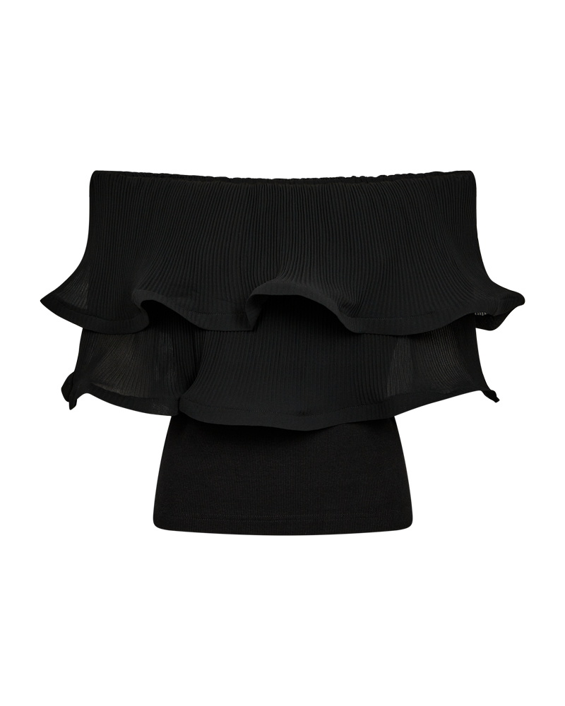 CMKIRA - OFF-SHOULDER TOP IN BLACK