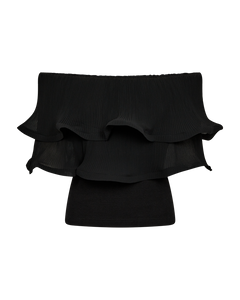 CMKIRA - OFF-SHOULDER TOP IN BLACK