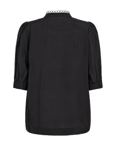 Cmmolly - shirt met veters in zwart