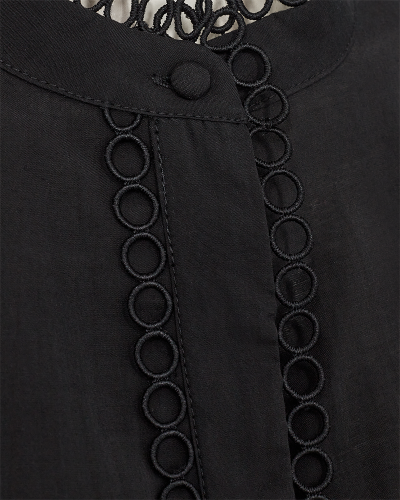 Cmmolly - shirt met veters in zwart