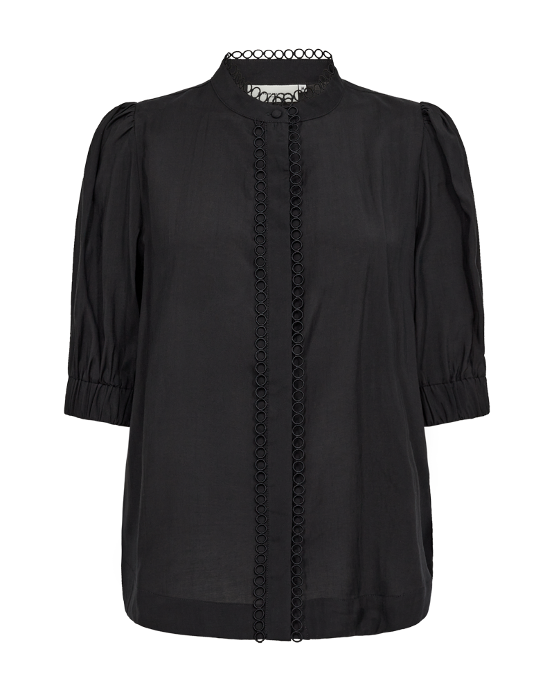 Cmmolly - shirt met veters in zwart