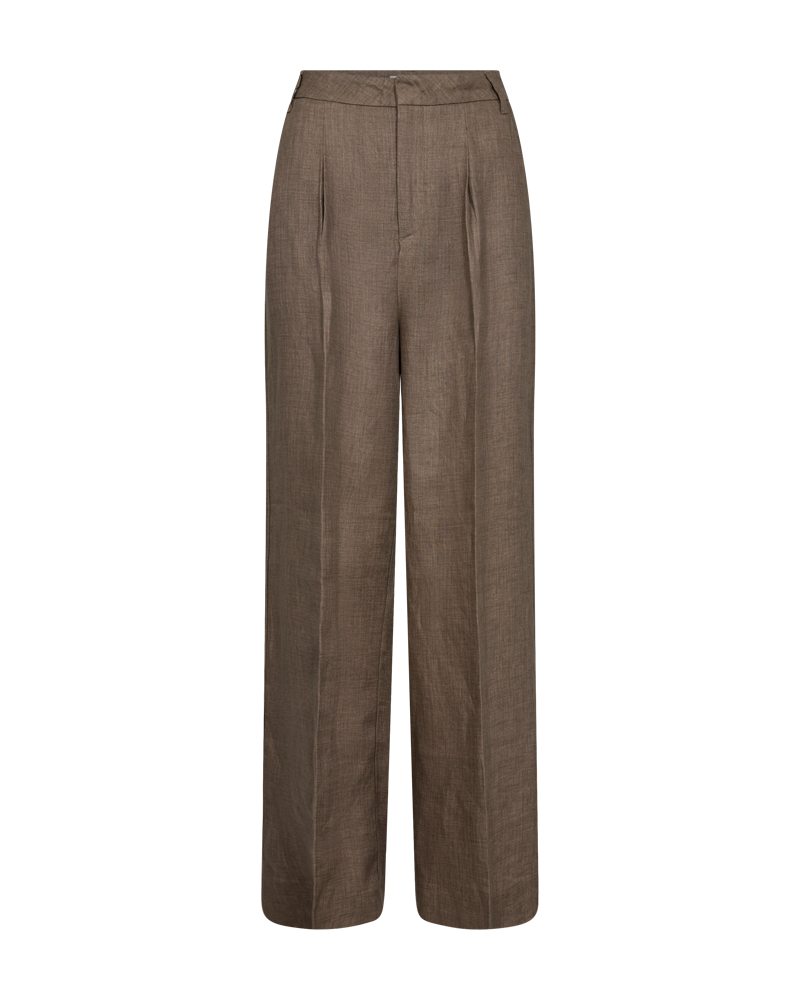 Cmnature - brede broek in bruin