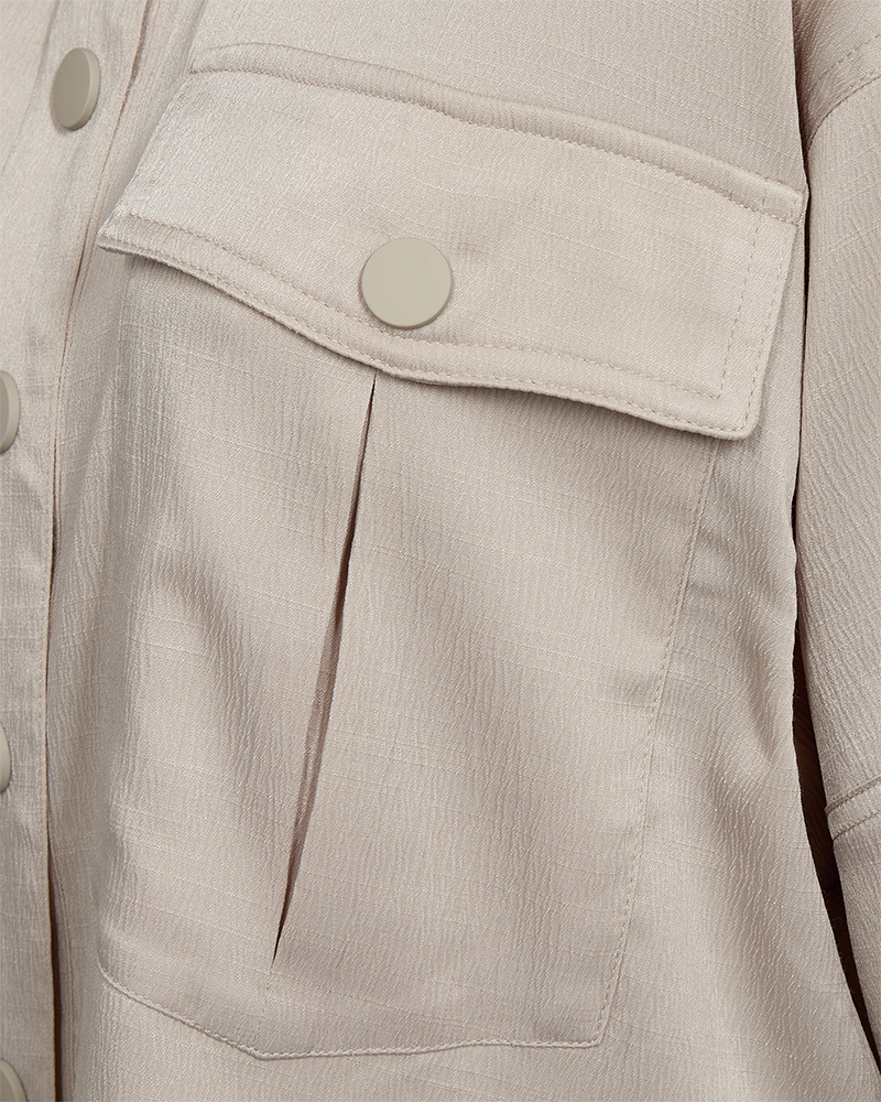 CMVIANNA - SHORT SHIRT IN BEIGE