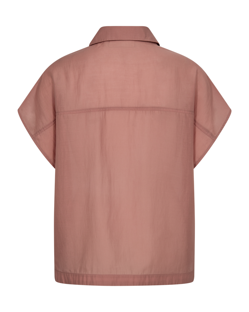 CMMOLLY - SHIRT WITH CHEST POCKETS IN ROSE