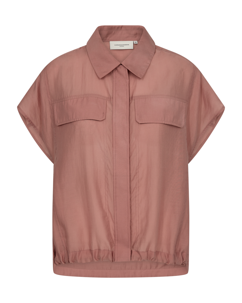CMMOLLY - SHIRT WITH CHEST POCKETS IN ROSE