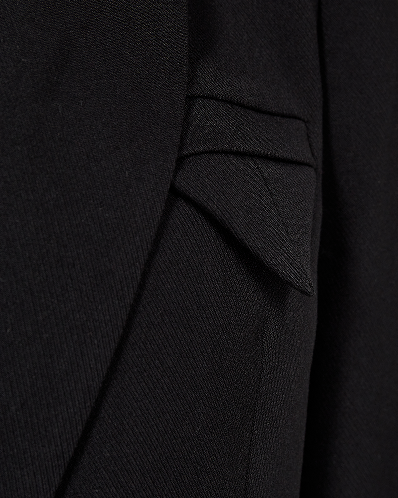 CMTailor - Korte blazer met franjes in het zwart