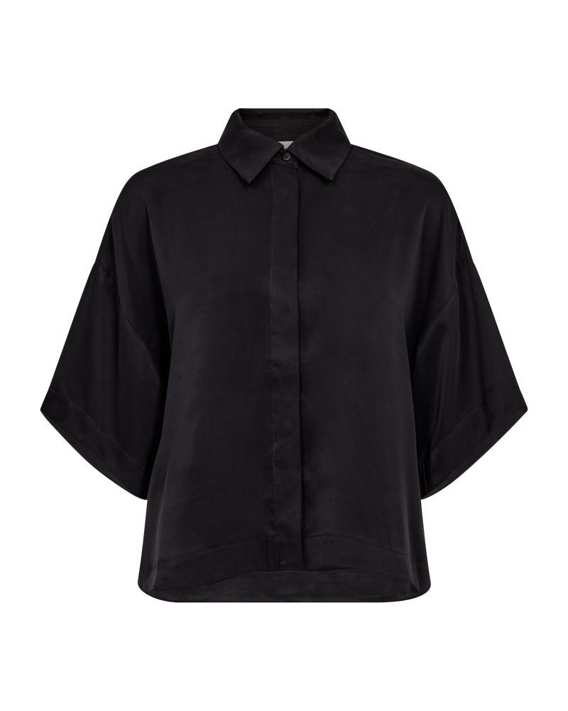 CMCUPRO - SHIRT WITH DROP SHOULDERS IN BLACK