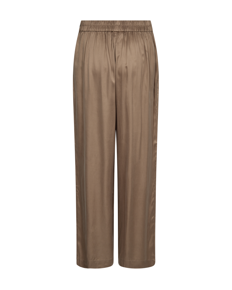 Cmcupro - brede broek in beige