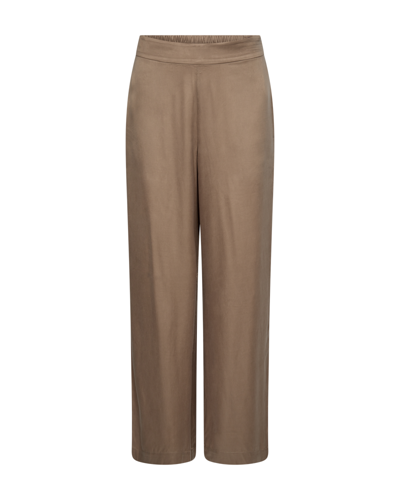 Cmcupro - brede broek in beige