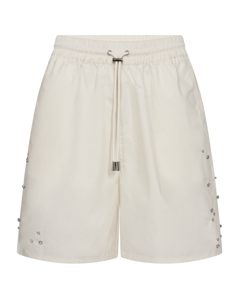 CMRHINE-SHORTS IN WHITE,OFF-WHITE