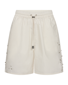 CMRHINE-SHORTS IN WHITE,OFF-WHITE