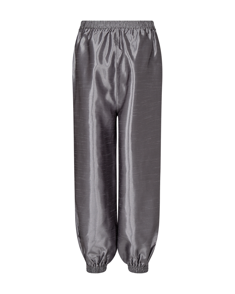 CMCIAGA - HIGH WAISTED PANTS IN SILVER