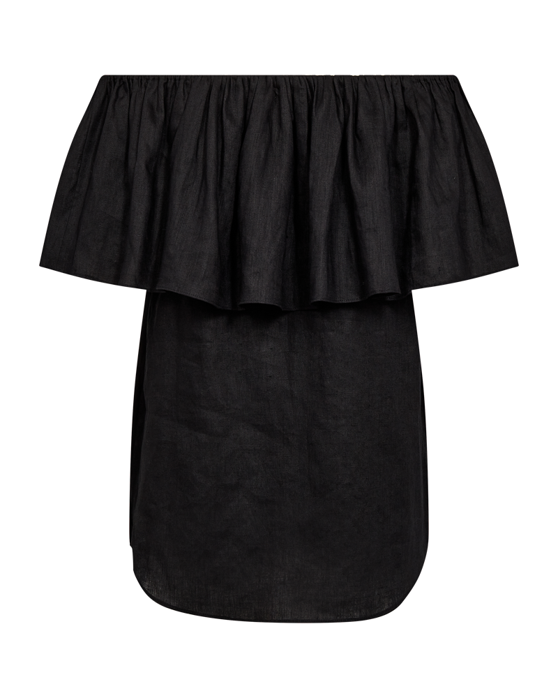 CMNATULI - OFF-SHOULDER BLOUSE IN BLACK
