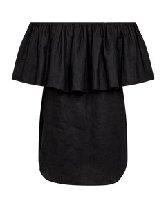 CMNATULI - OFF-SHOULDER BLOUSE IN BLACK