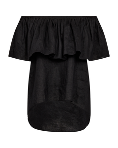 CMNATULI - OFF-SHOULDER BLOUSE IN BLACK