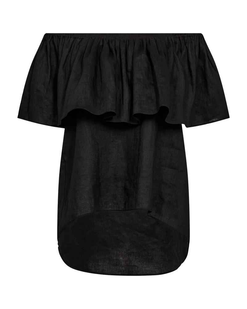 CMNATULI - OFF-SHOULDER BLOUSE IN BLACK