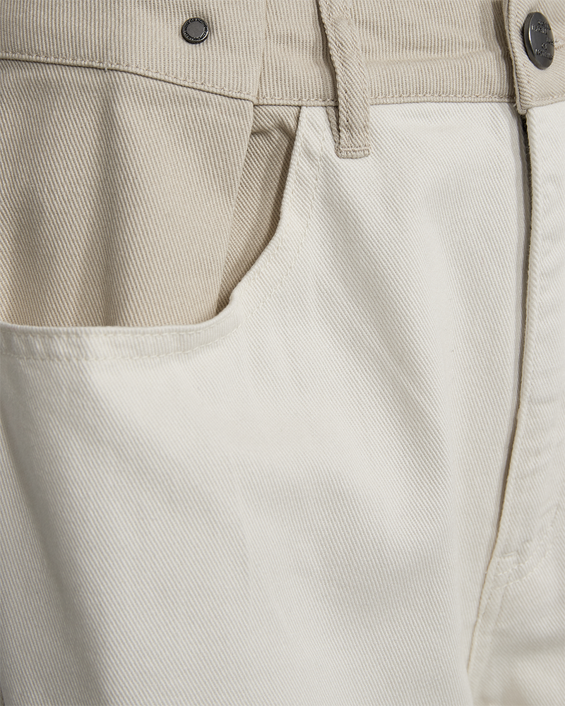 Cmcharlee - jeans in wit en beige, gebroken wit